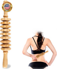 Wood Therapy Massage Tools,Wooden Massager Stick Roller Lymphatic Drainage Tool,