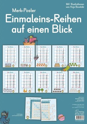 Einmaleins-Reihen auf einen Blick | Redaktionsteam Verlag an der Ruhr | Deutsch