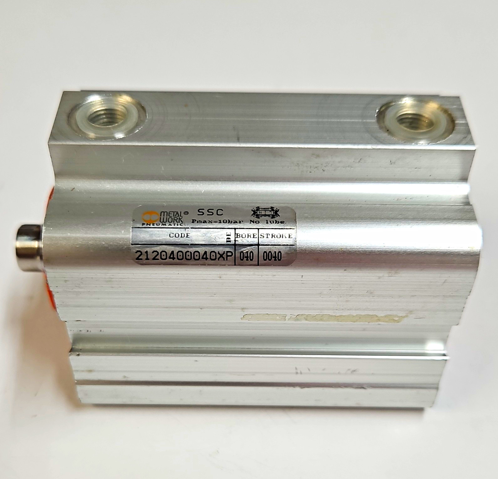 Metal Work SSC 2120400040XP Compact Double-Acting Cylinder 40mm 40mm 10bar