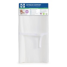 Sealy Baby Soybean Comfort Waterproof Diaper Changing Pad for Dresser or Table,