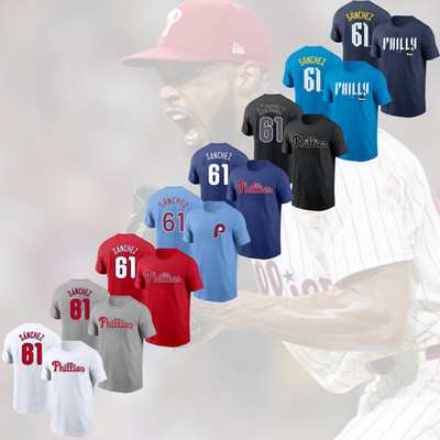 HOT - Cristopher Sanchez #61 Philadelphia Phillies Name & Number for fan S-5XL