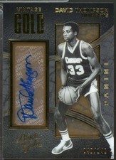 David Thompson Card 2015-16 Panini Black Gold Vintage Autographs /149 #12 
