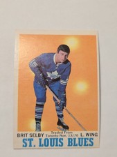 1970-71 BRIT SELBY Traded #111 OPC Maple Leafs NHL Hockey Card  AMAZING card EX+
