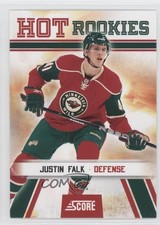 2010-11 Score Hot Rookies Justin Falk #521 0q5