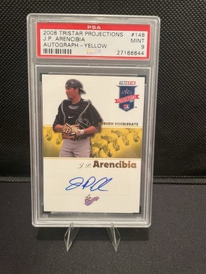 Toronto Blue Jays J.P. Arencibia 2008 TRISTAR PROjections RC Auto /25 MINT 9
