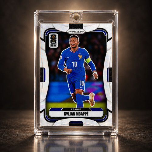 KYLIAN MBAPPE FRANCE #40 SILVER WAVE PRIZM GOLDEN BOOT 2026 PANINI WORLD CUP FR3