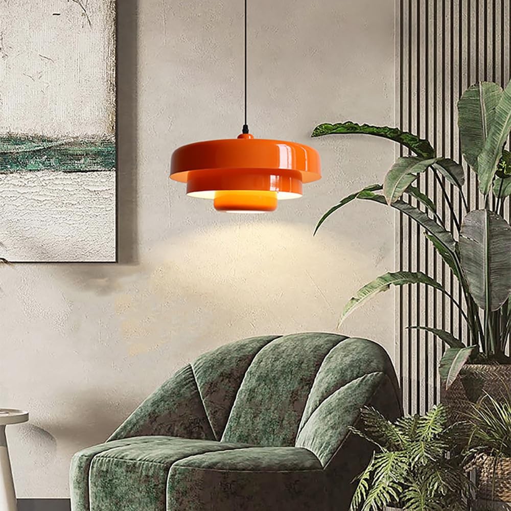 Adjustable Hanging Light Fixtures, Modern Swing Arm Pendant Light, 1 Light Lo...