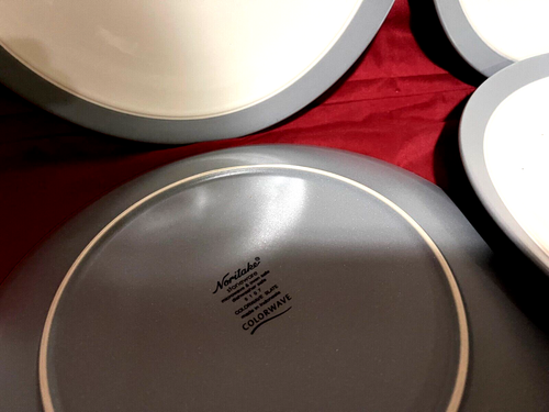 Noritake 5107 Stoneware Colorwave Slate Set Of 4 Dinner Plates 11" - Picture 2 of 2