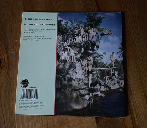 *SIGNED* Sleeper - The Sun Also Shines Blue 7" Single *NEW* 7-inch Vinyl - Picture 2 of 4