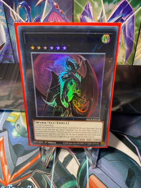Yu-Gi-Oh! Number 24: Dragulas the Vampiric Dragon DLCS-EN118 Blue Ultra Rare