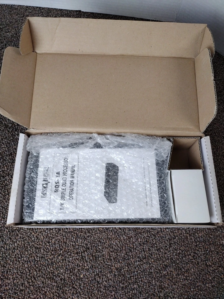 Pro Video RQS-1A CCTV Quad Splitter High Resolution Black White Processor (NOS) - Image 2 of 4