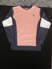 YoungLA sweater Sweatshirt mens large pink multi color unisex L embroidered LINT