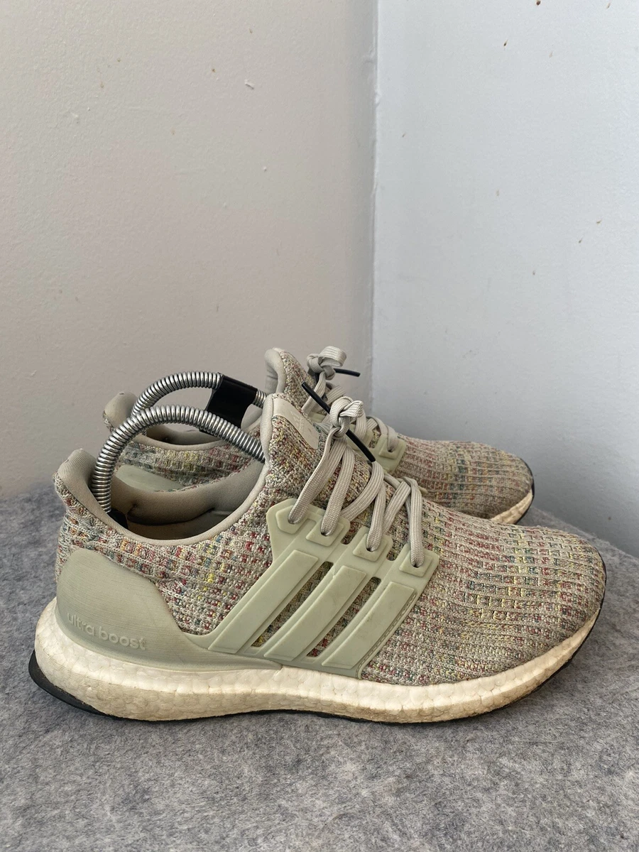 Adidas Men UltraBoost Size 7 Fruity pebble Green Running Sneakers
