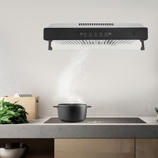 24inch Under Cabinet Range Hood Stainless Steel 600CFM Kitchen Vent Sliver