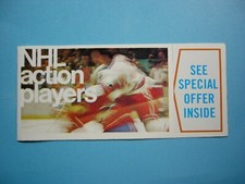 1974/75 LOBLAW'S NHL ACTION PLAYERS HOCKEY STAMP PANEL UNOPENED GLENN RESCH RC