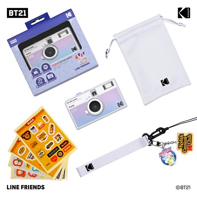 Kodak Ektar H35N 35mm Half Frame Film Camera BT21 Edition Line Friends