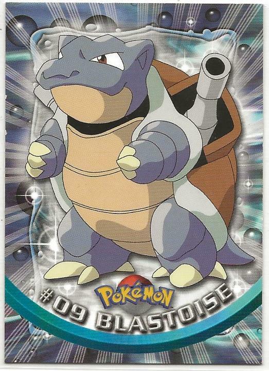 ②Animation Edition #09 BLASTOISE カメックス☆ 1998 POKEMON # 09 BLASTOISE TOPPS TV ANIMATION PROMO CARD | eBay