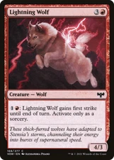 x1 Lightning Wolf VOW MTG 168/277 COMMON M/NM 1x