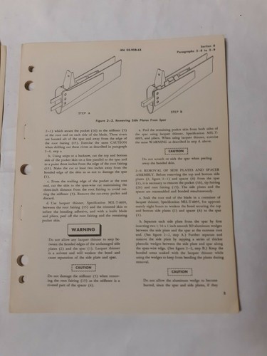 Sikorsky Tail Rotor Blade Assembly Handbook Overhaul Instructions 1955 Original - Picture 5 of 12