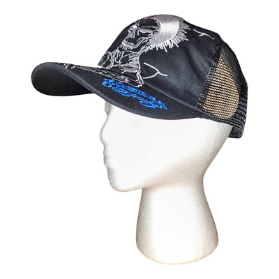 Ed Hardy x Siberia Hills Trucker Hat Punks Not Dead Zombie  display picture 1
