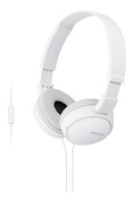 Sony MDRZX110AP/W ZX-Series Extra Bass Stereo Headphones with Mic White