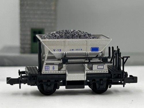 IBERTREN N 462/4 - Lot 4 Hubwagen Minen Braun und Silber Mit Kohlenladung - Bild 14 von 18