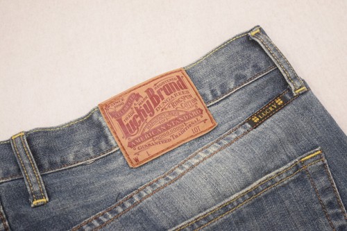 Lucky Brand 361 Vintage Straight Denim Blue Jeans Herren Größe 38 x 30