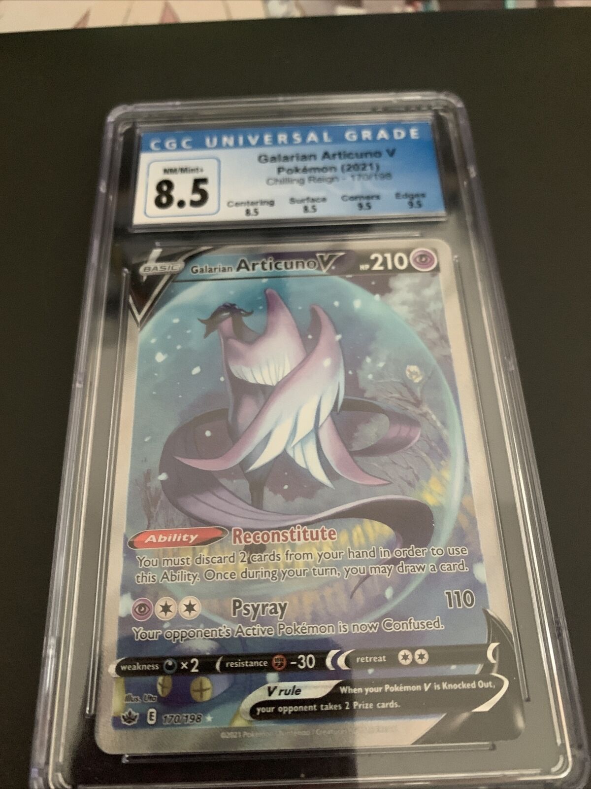 Articuno de Galar V Cartão Pokémon CRE V Full Art em segunda mão