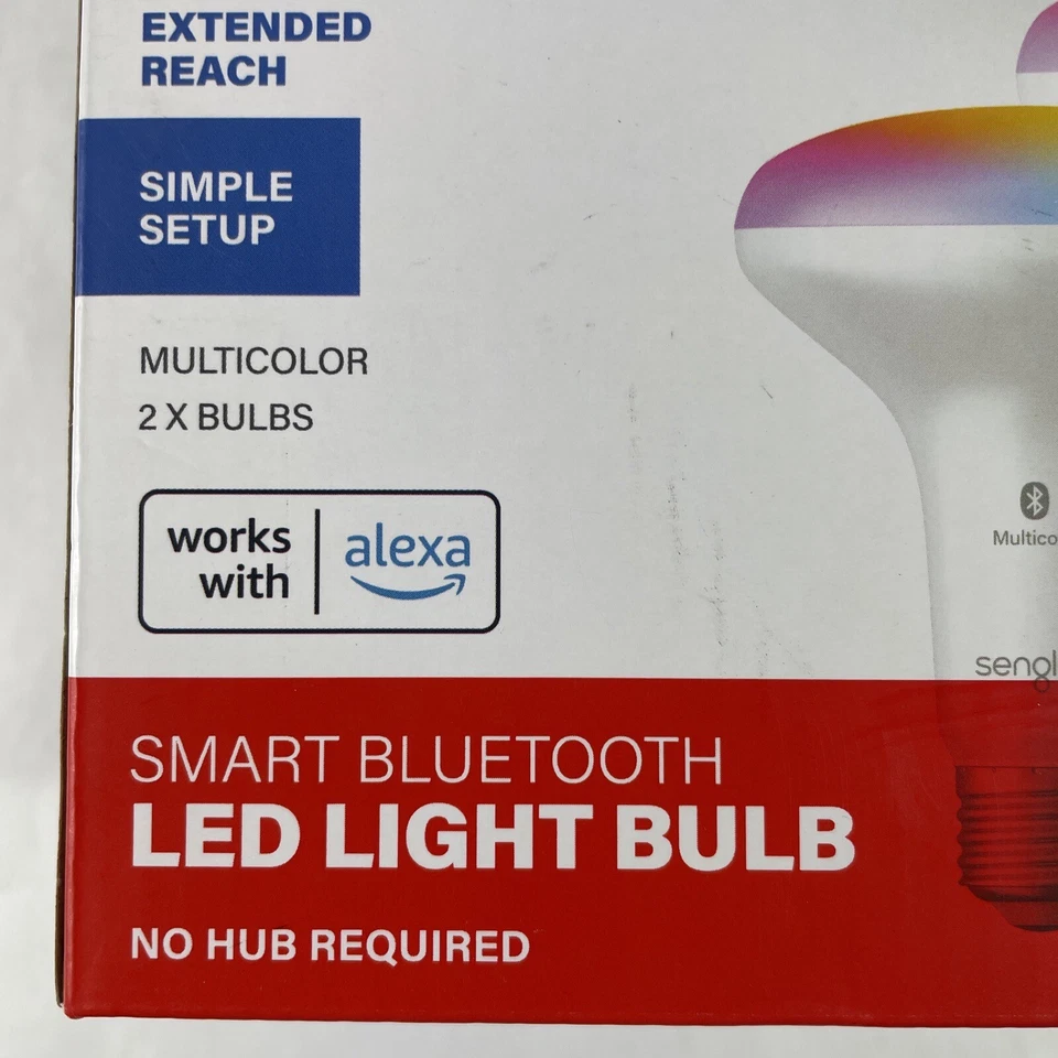 Sengled Smart Bluetooth Mesh LED Light Bulbs Multicolor Amazon Echo, Indoor use - Image 2 of 4