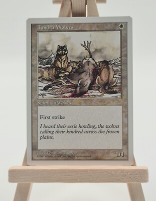 Tundra Wolves Fifth Edition (5ED) Magic Karte MTG englisch (Tundrawölfe)