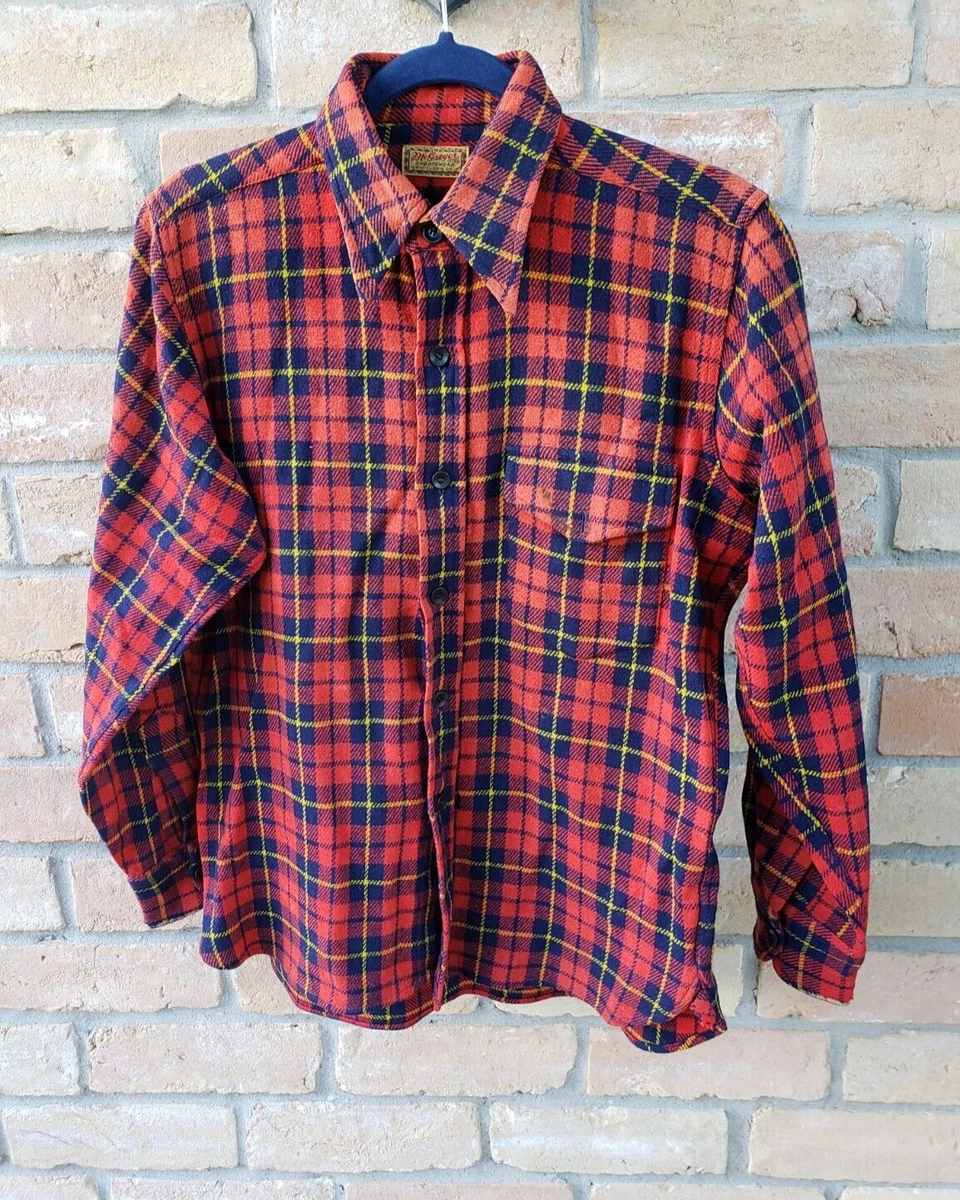 Original Button-Front 1940s Vintage Casual Shirts for Men for sale