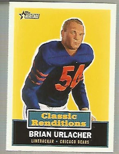 2001 Topps Heritage Classic Renditions #CR8 Brian Urlacher - NM-MT