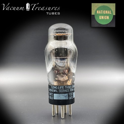 56 ( NU-56 ) NATIONAL UNION NIB Black Plates Foil Getter AMPLITREX Tested Tube - Imagen 3 de 12
