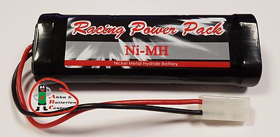 Power-Pack 3000mAh/7,2V RC-Akku Ni-MH Racing-Pack Akku Tamiya-Stecker Modellbau