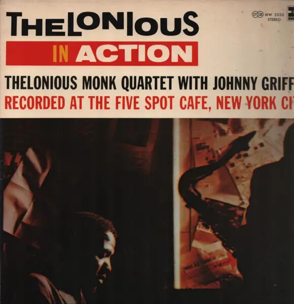 THELONIUS MONK QUARTET 200g LPレコード LP The Thelonious Monk Quartet With Johnny Griffin