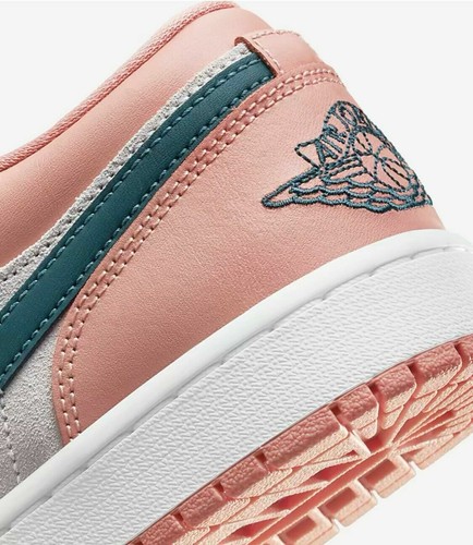 Air Jordan 1 Low Women's Size 7.5 LT Madder Root/Dark Teal Green DC0774-800 - Picture 6 of 8