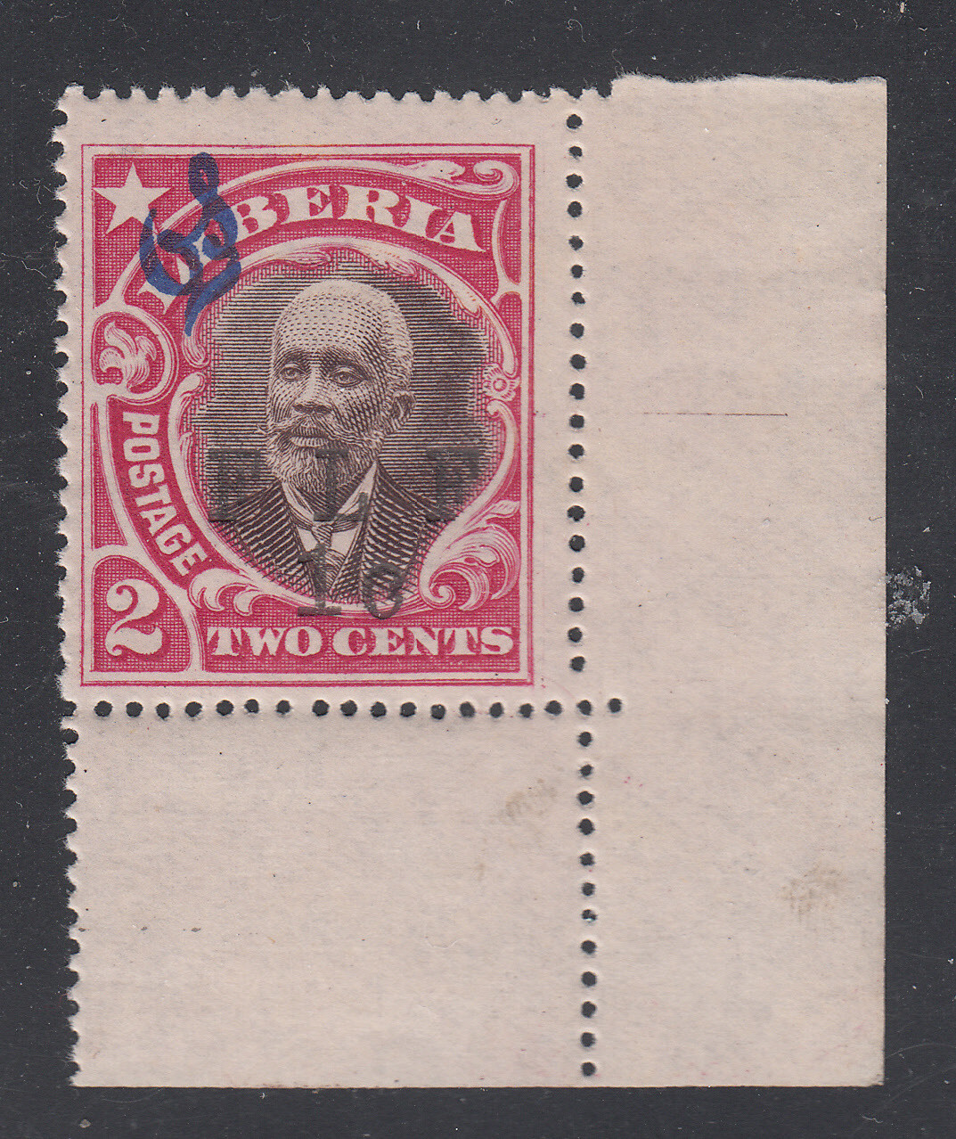 Liberia M7b Flf Official Mail Order Error Variety Corner Margin Mnh Liberia M7b Flf Official Mail Order Error Variety Corner Margin Mnh