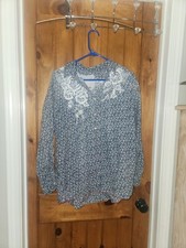 Jhonny Was Light Blue Blouse