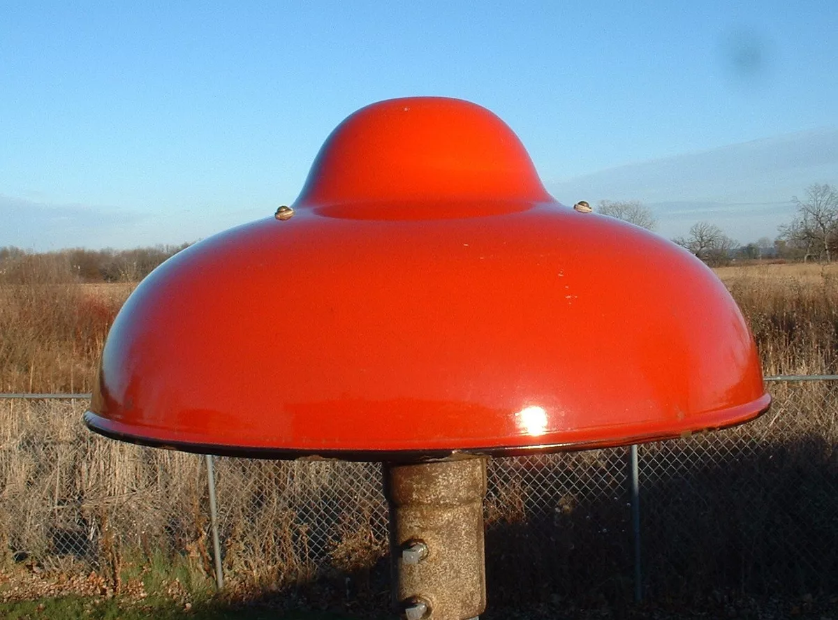 Vintage gas station island lights deals