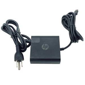 Genuine HP 65W USB-C Netzteil Ladegerät Schwarz Für Elite x2 1013 G3 G8