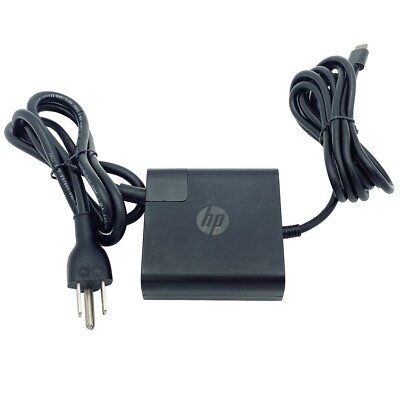 Genuine HP 65W USB-C AC DC Adapter Charger for Elite x2 1013 G3 G8