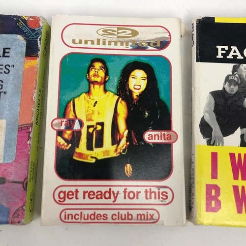 VTG 90s R&B Club Dance Pop 2 Unlimited Fun Factory Michel'le Cassette Tape Lot - Picture 2 of 10