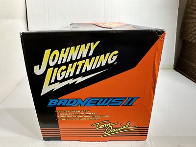 JOHNNY LIGHTNING TOM DANIEL'S BAD NEWS II ORANGE 1:18 DIECAST