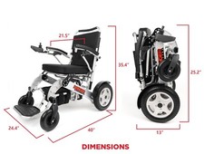 2022 RANGER QUATTRO XL HEAVY DUTY FOLDABLE COMPACT ELECTRIC WHEELCHAIR