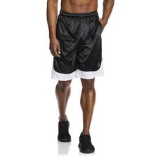 And1 Mens Size X Large/2X Large/Med/3XL Basketball Court Shorts Black 11" Inseam