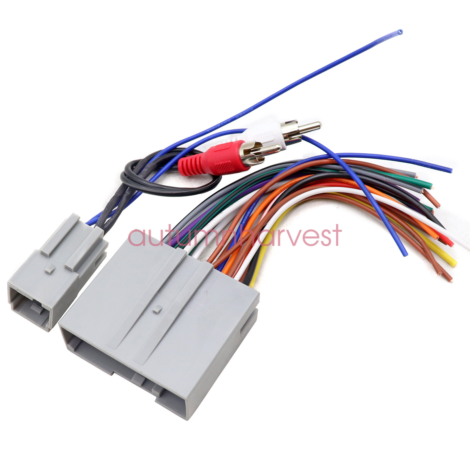 Car Stereo Radio Wiring Harness Adapter Plug For 2004-2008 Ford F-150 Mustang