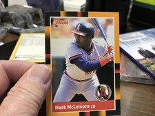 1988 Donruss Baseball's Best # 251 MARK McLEMORE ANGELS