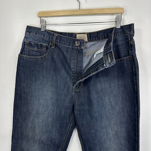 Pantalones de mezclilla Camel Active 208 para hombre W36 L29 azul sueltos rectos grunge Y2K vintage - Imagen 4 de 11