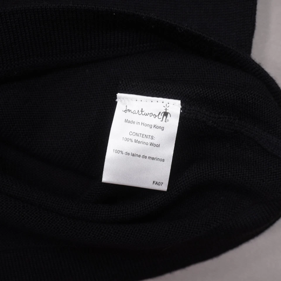 Smartwool 100% Merino Wool Pullover Sweater Mens XL Black Gray Color Block EUC - Image 4 of 4