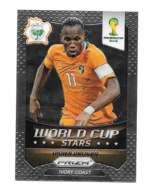 2014 Panini PRIZM World Cup Brazil World Cup Stars Didier Drogba